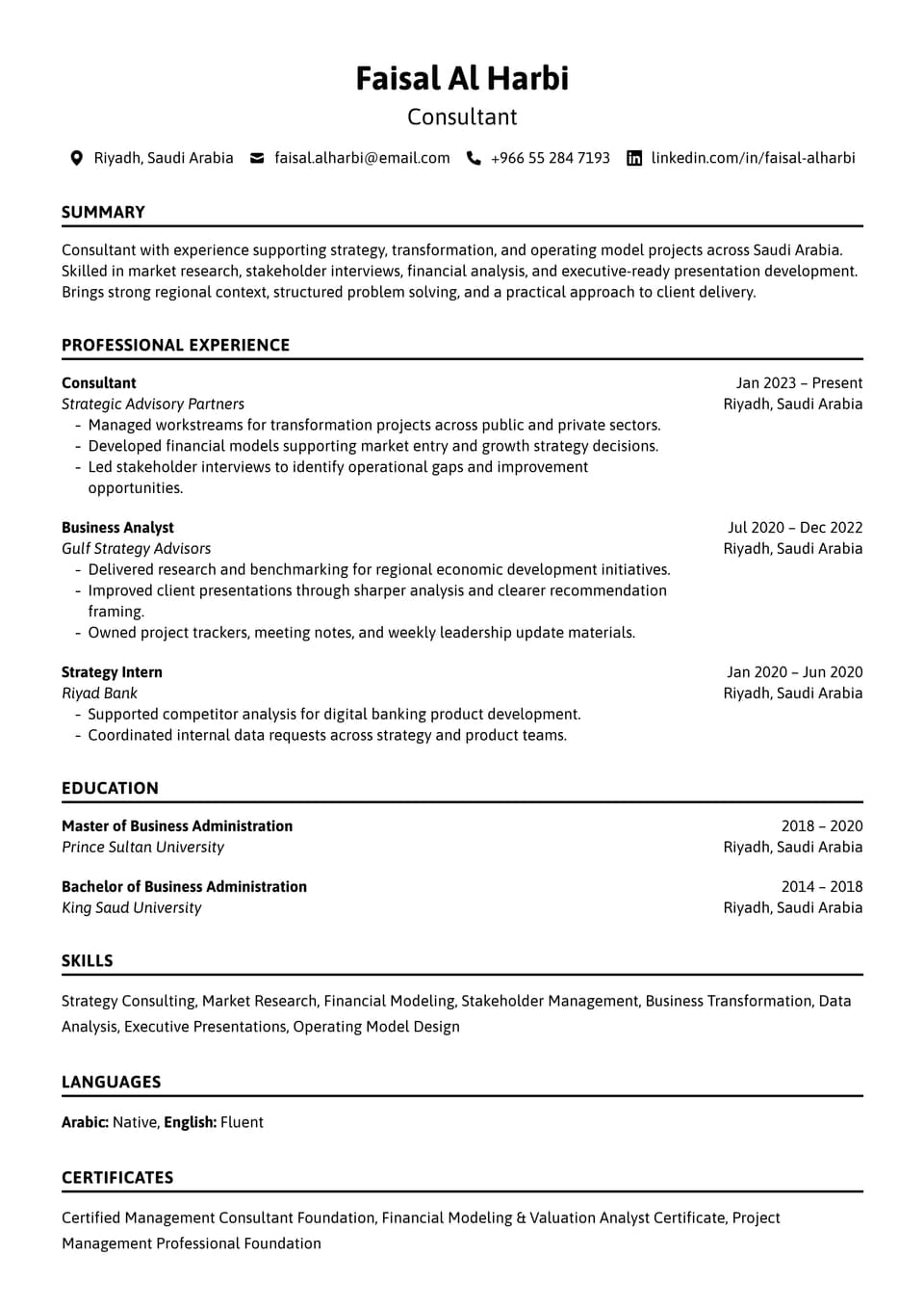 Consultant