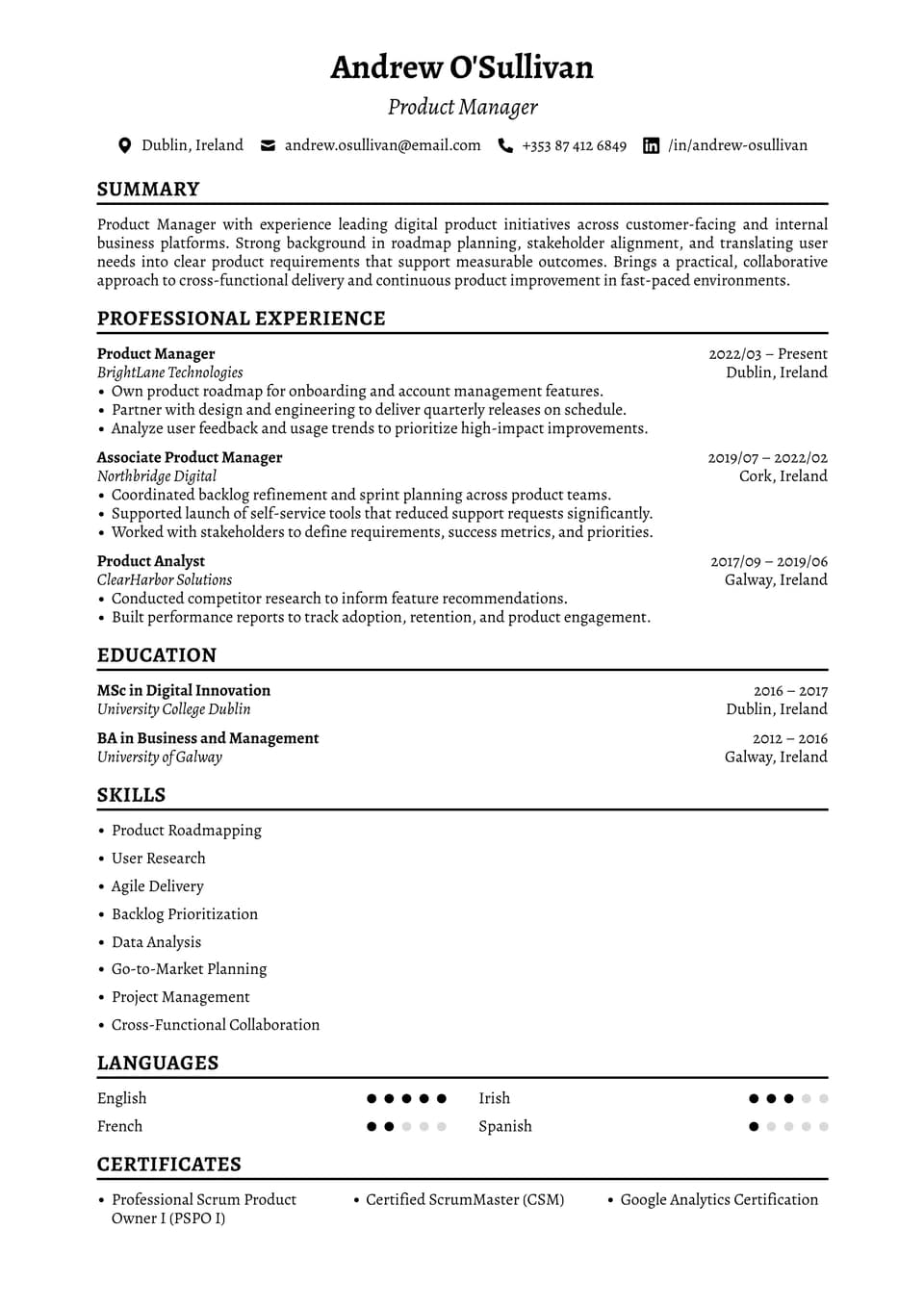 Product Manager