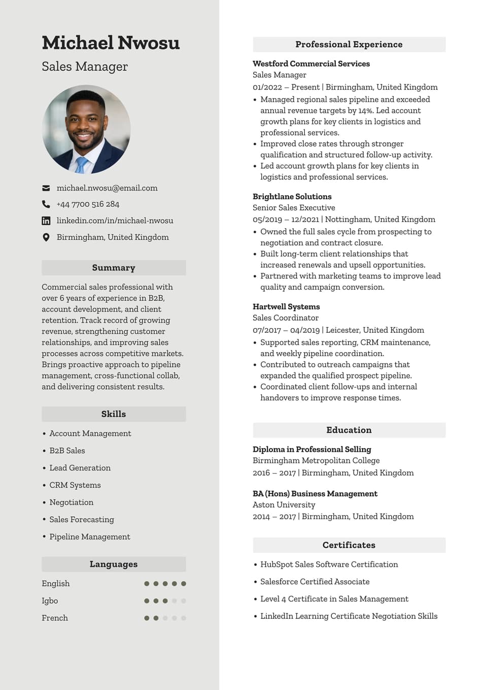 Sales Manager