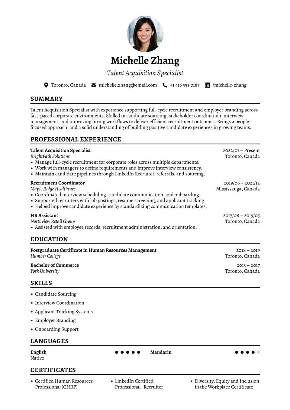Talent Acquisition Specialist