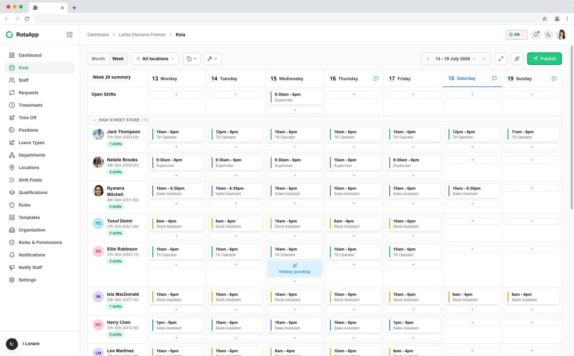 How to Create a Staff Rota Online
